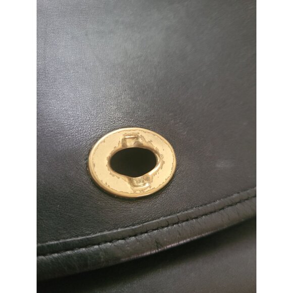 VTG Coach Leather Crossbody City Bag 9790 Adjustable Strap Turnlock Brass - Picture 6 of 11